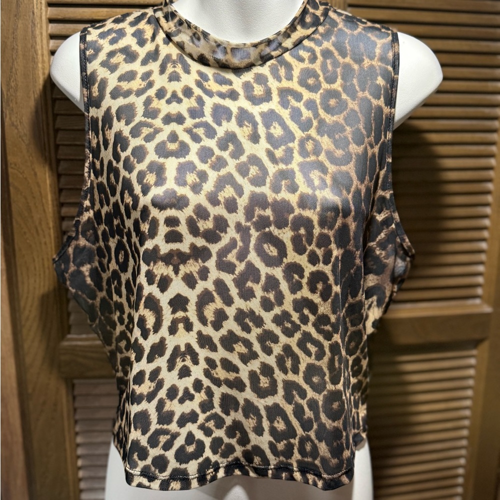 SHEIN Leopard Print Tank Top